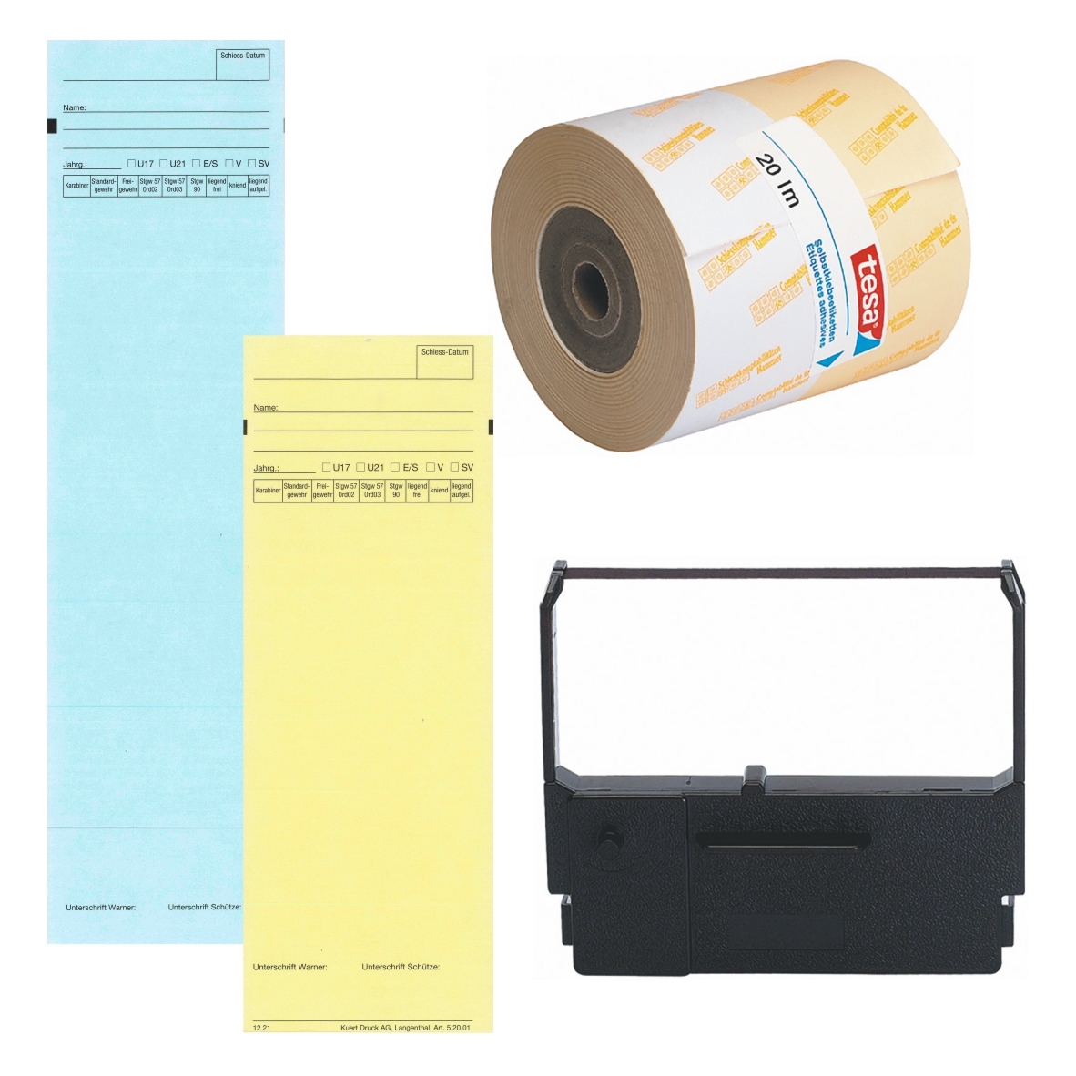 Material für Nadeldrucker 76 mm