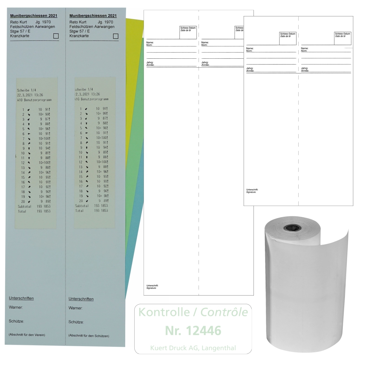 Material für Thermodrucker 112 mm