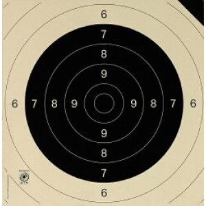 Probescheiben Einsatzkarton Präzision SSV/ISSF, 25/50 m