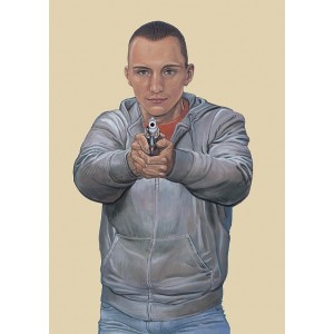 Ausbildungsscheiben Polizei farbig
