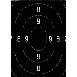 Ersatzzentrum zu Ordonnanz-Schnellfeuerscheibe, Papier