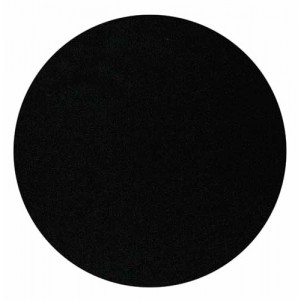 Scheibenbild-Rondelle aus schwarzer Folie, Ø 60 cm