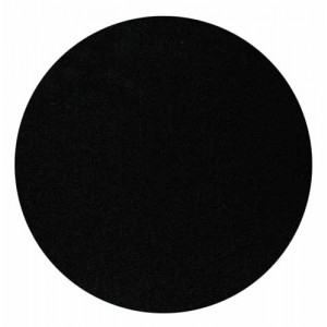 Zentrumersatz-Rondelle aus schwarzer Folie, Ø 40 cm
