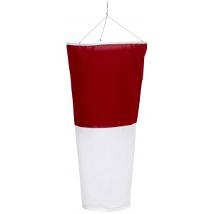 Warnsack gross rot-weiss