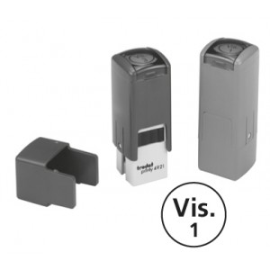 Trodat-Printy 4921, 12 x 12 mm, VIS. 1 - 10, mit Kreis