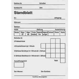 Standblattgarnituren