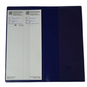 Plastikhülle gross für Standblattkarten mit einer Breite von 110 mm (Thermo)