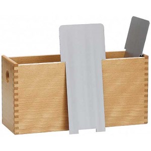 Schwingplatten aus Aluminium für Karteikasten