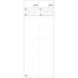 Standblatt Thermo, 110 x 305 mm, 40 Schuss