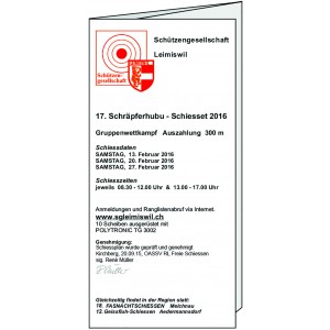 Falzflyer 2-fach, 4-farbig Skala 