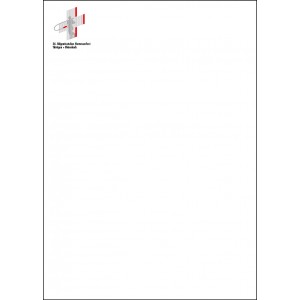 Briefblatt - Druck farbig