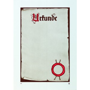 Urkunde 21 x 30 cm