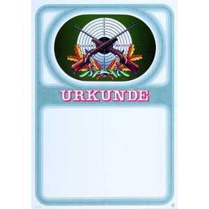 Urkunde 21 x 30 cm