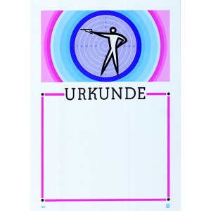 Urkunde 21 x 30 cm