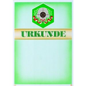 Urkunde 21 x 30 cm