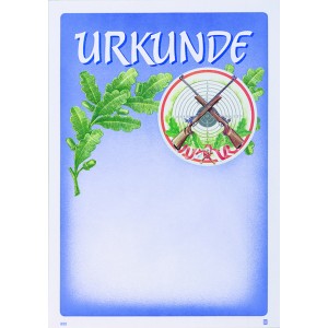 Urkunde 21 x 30 cm