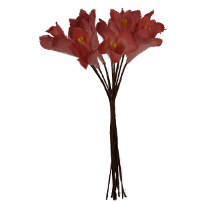 Alpenrosen aus Stoff, Ø 2 cm