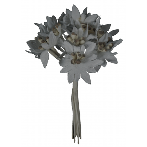 Edelweiss aus Stoff, Ø 4 cm