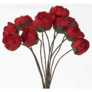 Rosen klein rot, Ø 14 mm