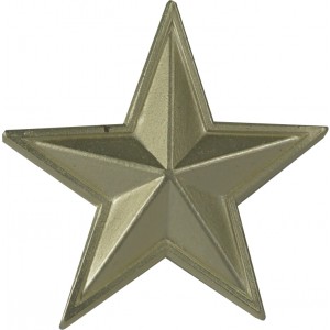 Bandaufsatz-Stern versilbert