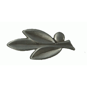 Bandaufsatz-Zweig versilbert