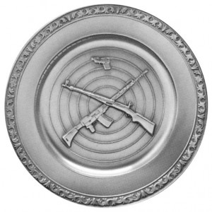 Schützen-Zinnteller