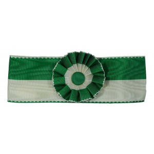 Armbinden mit Rosette, inkl. Klettverschluss