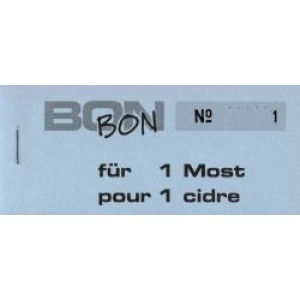 Block Verpflegungsbon --br-- "1 Most"