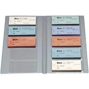 Mappe für Bon-Blöckli