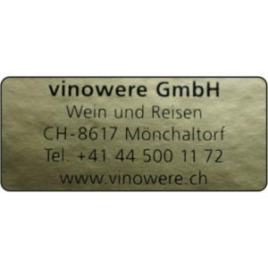 Papierkleber Standard, Format B, 35 x 15 mm, Druck 1-farbig schwarz